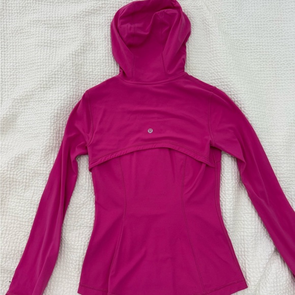 lululemon Pink Hooded Jacket - Picture 1 of 4